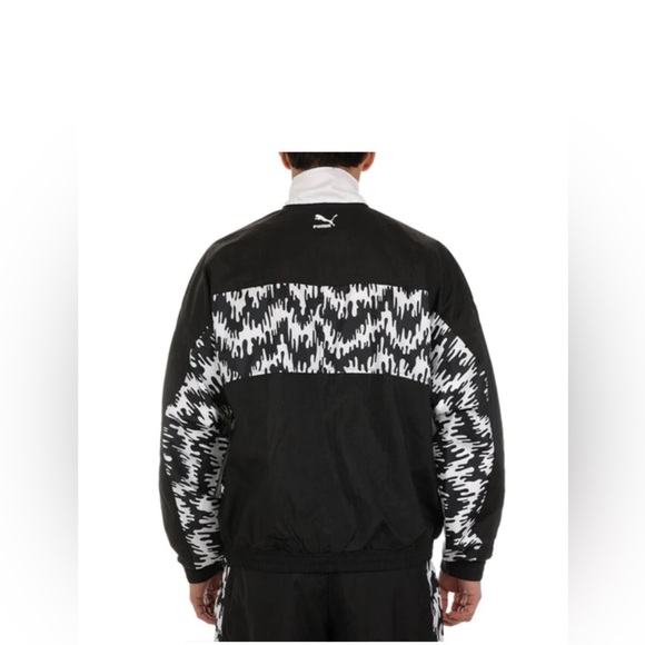 Puma TFS OG AOP Track Jacket Retro Sports Black - Picture 2 of 9